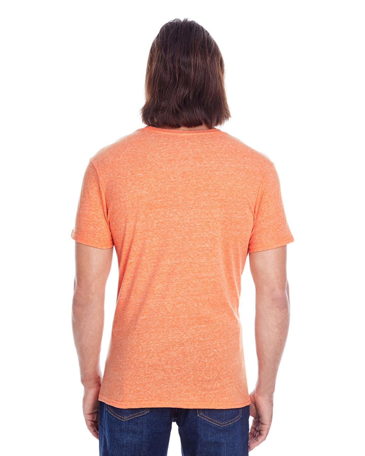 Unisex Triblend Short-Sleeve T-Shirt - Orange Triblend