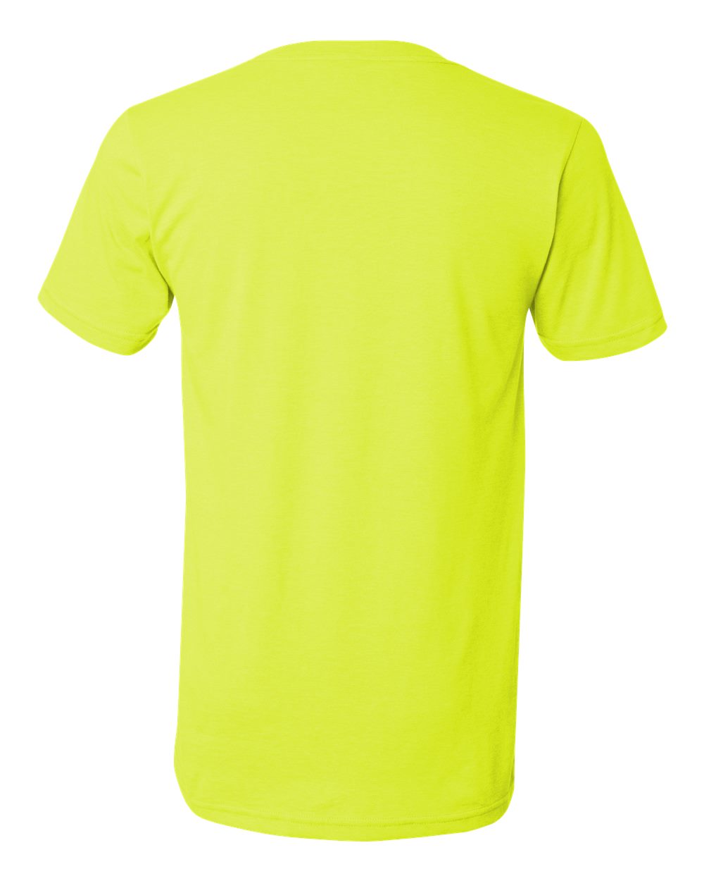 Unisex Jersey Short-Sleeve V-Neck T-Shirt - Neon Yellow