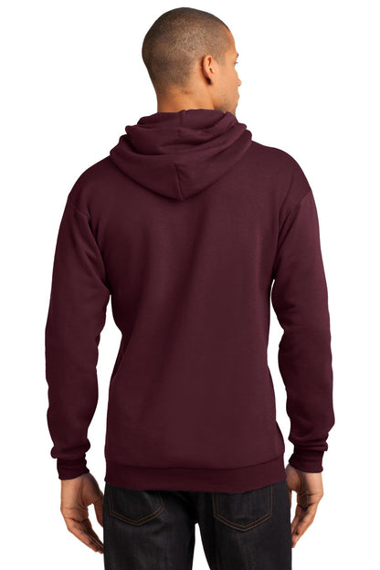 Unisex Core Fleece Pullover Hoodie - Maroon