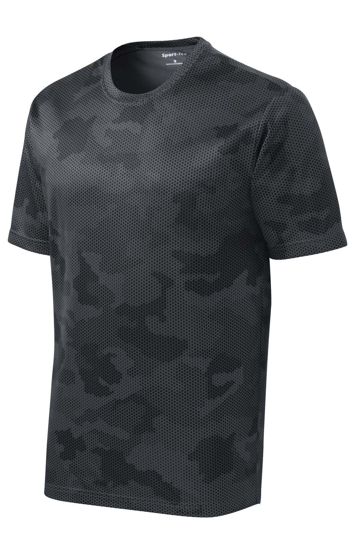 Youth CamoHex Tee - Iron Gray