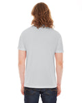 Unisex Poly-Cotton Short-Sleeve Crewneck - New Silver