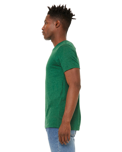 Unisex Sueded T-Shirt - Heather Grass Green