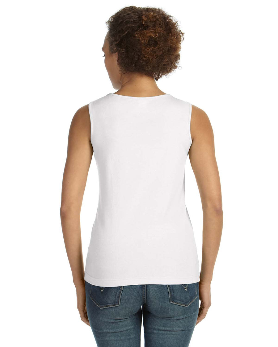 Women's Premium Jersey Tank - White