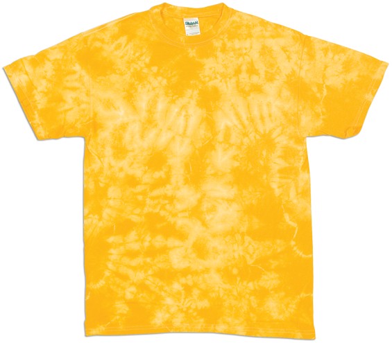 Crystal Tie Dye T-Shirt - Gold