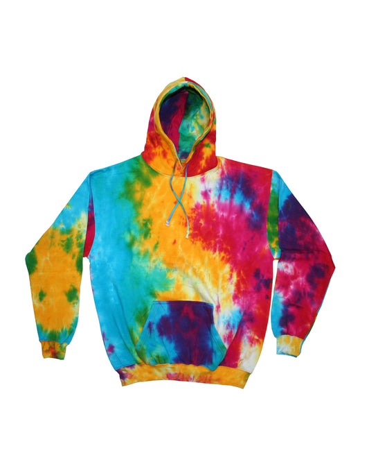 Youth Tie-Dyed Pullover Hoodie - Rainbow Mix