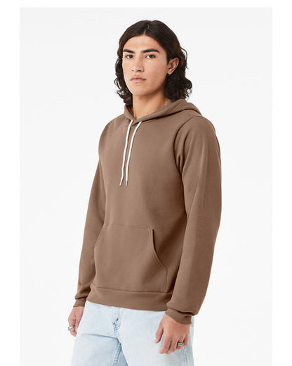 Unisex Sponge Fleece Pullover Hoodie - Vintage Brown