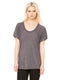 Bella + Canvas B8801 - Women's Flowy Raglan T-Shirt - Heather Dark Gray