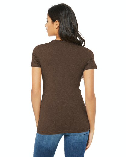 Women's Junior Fit Favorite T-Shirt - Heather Brown