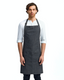 Artisan Collection by Reprime RP126 - Unisex Jeans Stitch Denim Bib Apron - Black Denim