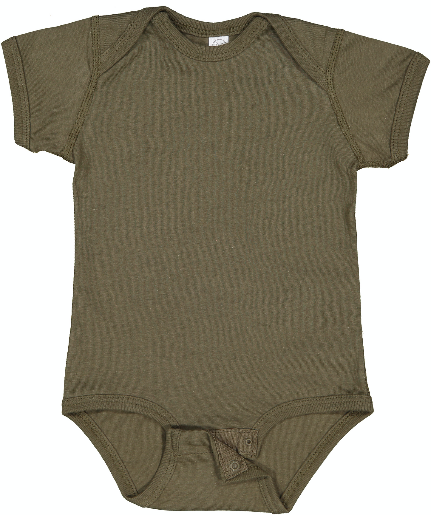 Infant Fine Jersey Bodysuit - Military Green