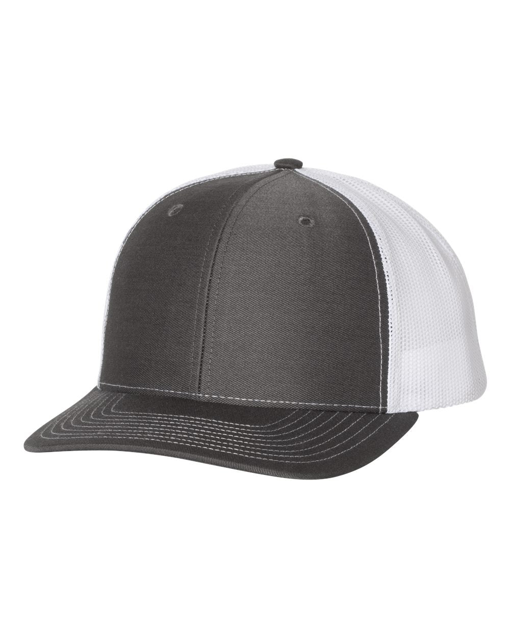 Snapback Trucker Cap - Charcoal / White