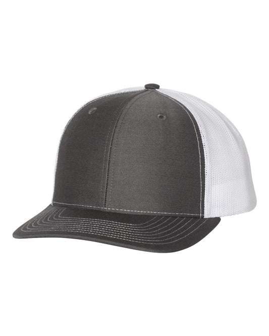 Snapback Trucker Cap - Charcoal / White