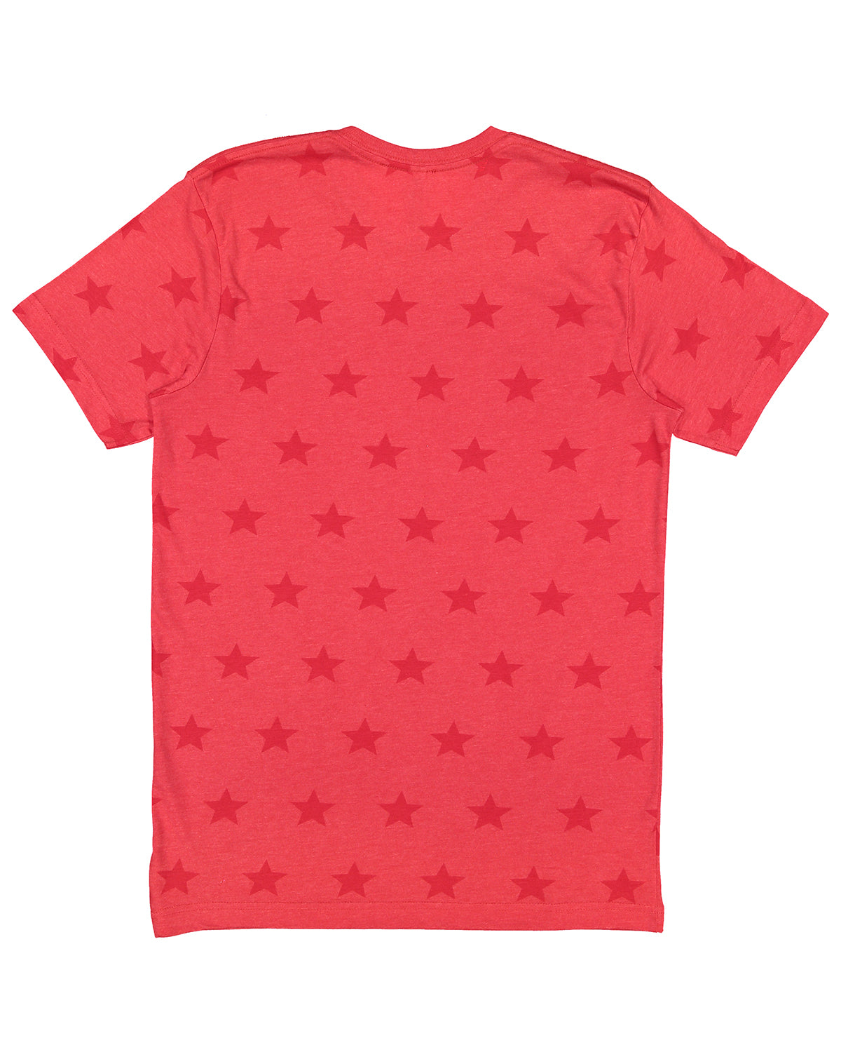 Unisex Star Print T-Shirt - Red Star