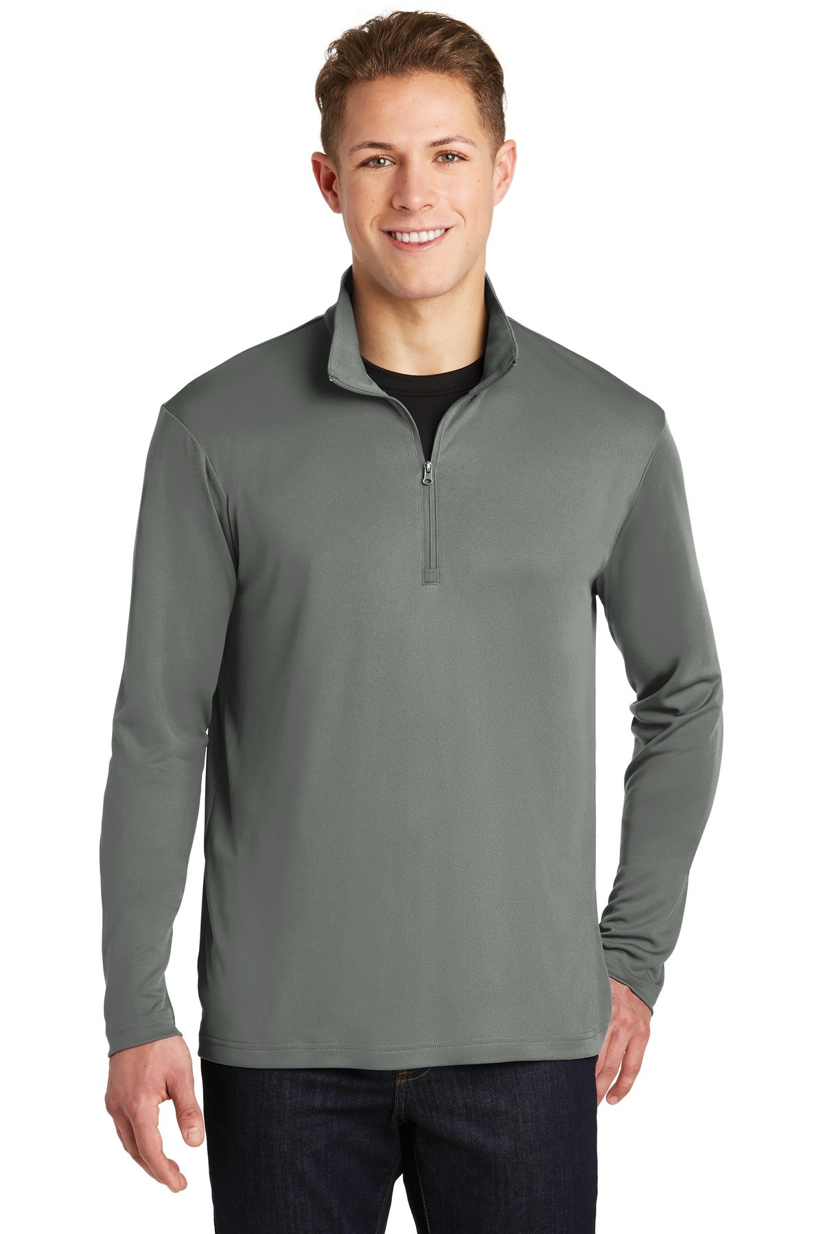Unisex PosiCharge Competitor 1/4-Zip Pullover - Gray Concrete