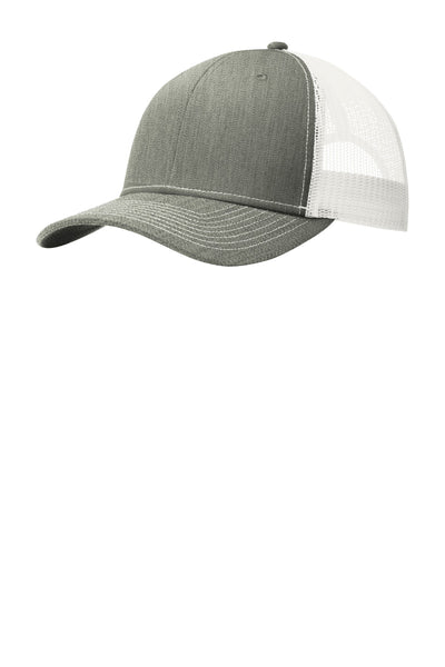 Snapback Trucker Cap - Heather Gray / White