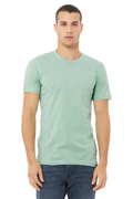 Unisex Heather CVC T-Shirt - Heather Prism Mint