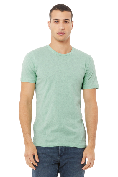 Unisex Heather CVC T-Shirt - Heather Prism Mint