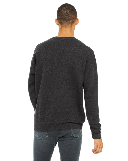 Unisex Drop Shoulder Fleece - Heather Dark Gray