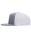 Yupoong 6006 - Unisex 5-Panel Flat Bill Trucker Cap - Heather/ White