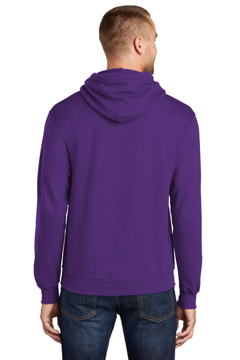 Unisex Core Fleece Pullover Hoodie - Team Purple