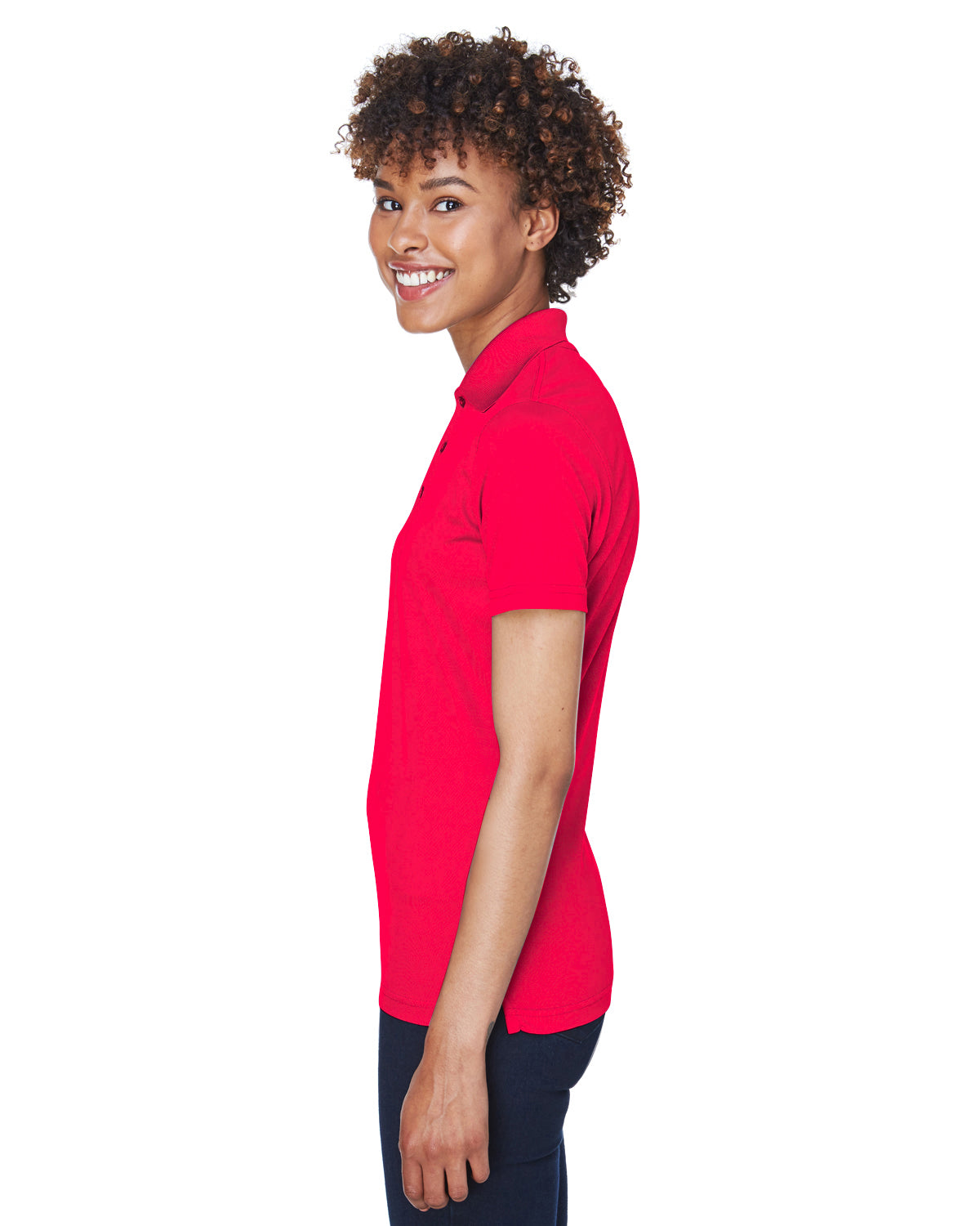 Women's Cool & Dry Mesh Piqué Polo - Red