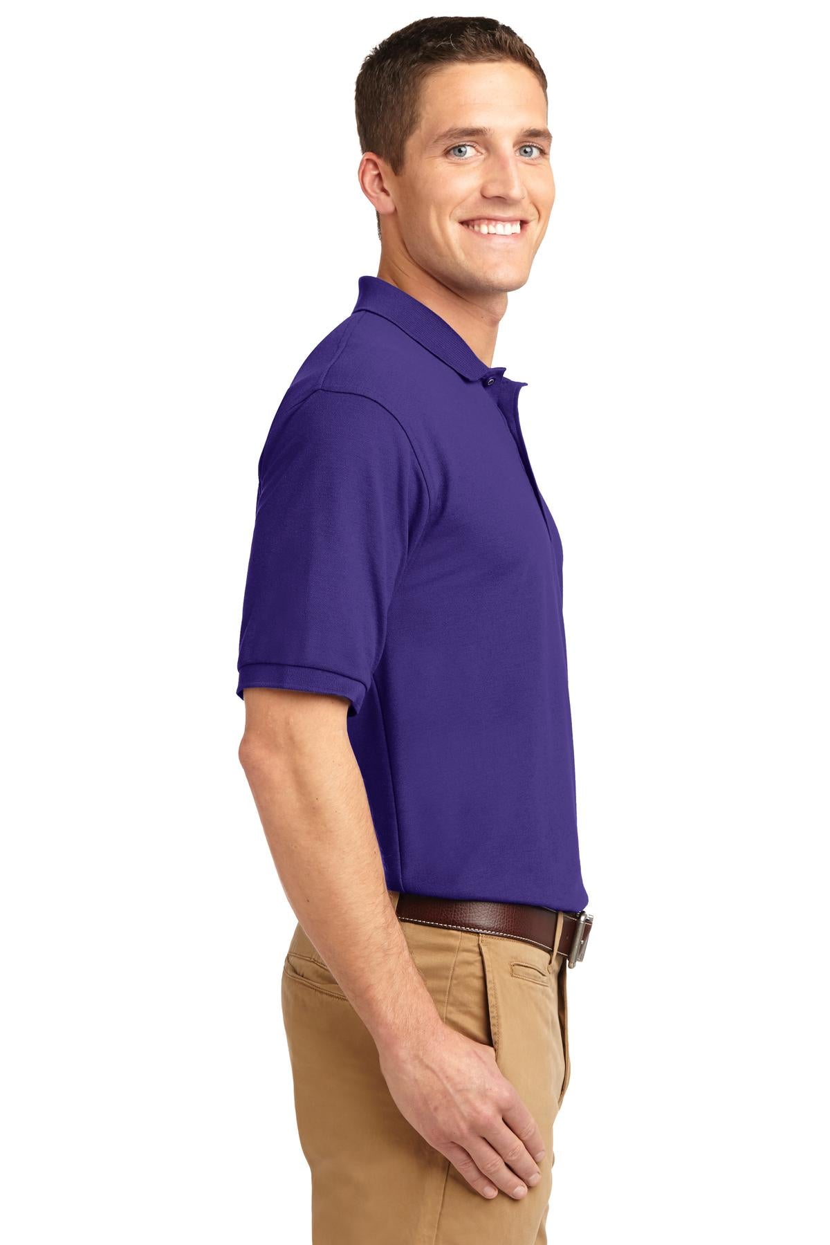 Unisex Silk Touch Polo - Purple