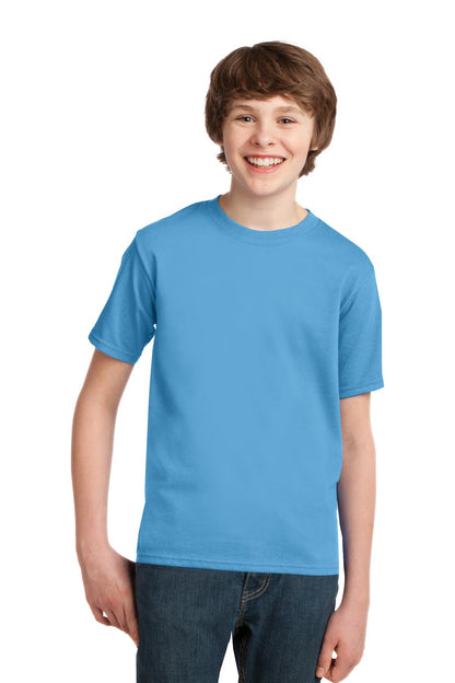 Youth Essential Tee - Aquatic Blue