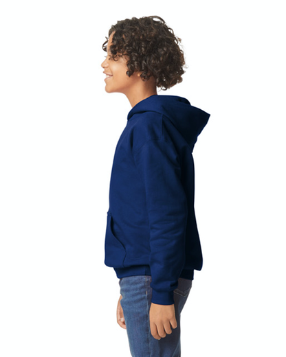 Youth Softstyle Midweight Fleece Hoodie - Navy