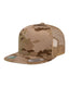 Yupoong 6006 - Unisex 5-Panel Flat Bill Trucker Cap - Multicam Arid / Tan