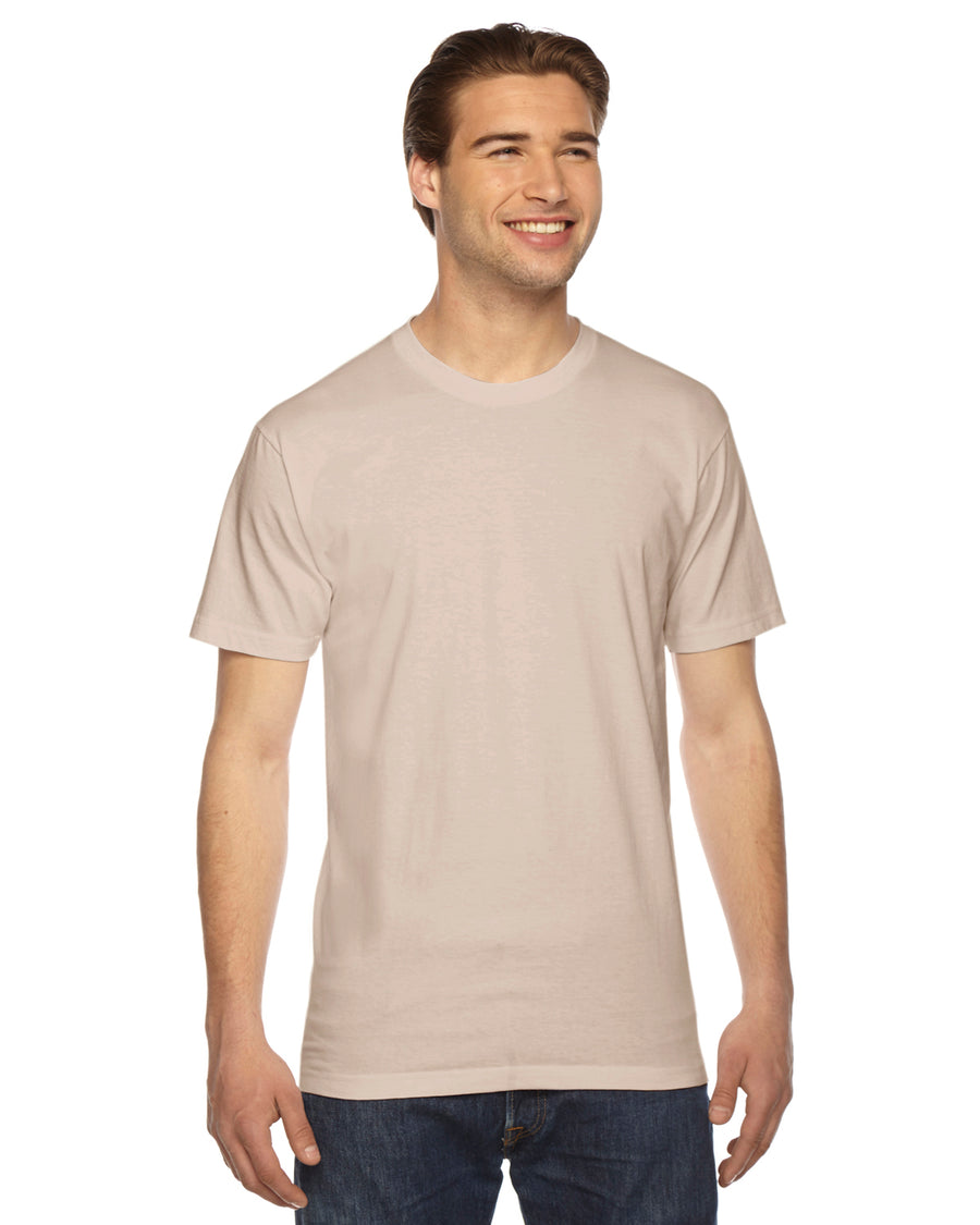Unisex Fine Jersey Short-Sleeve T-Shirt - Creme