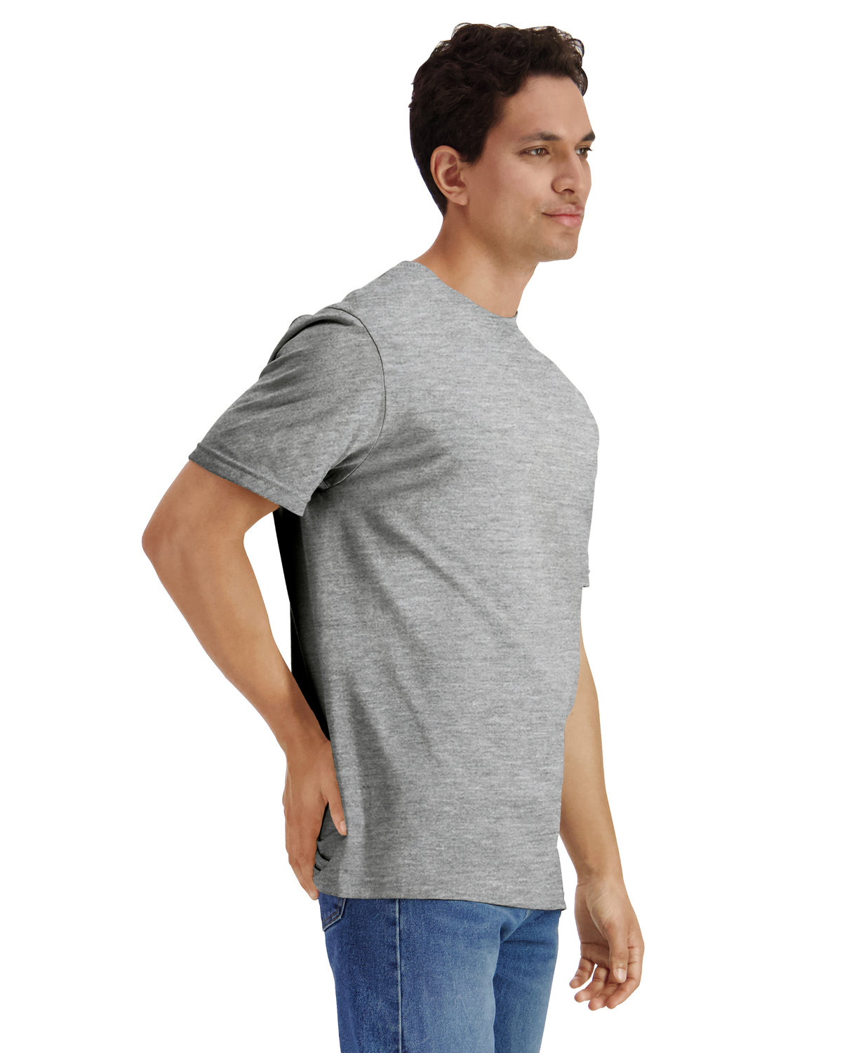 Light Cotton T-Shirt - Sport Grey