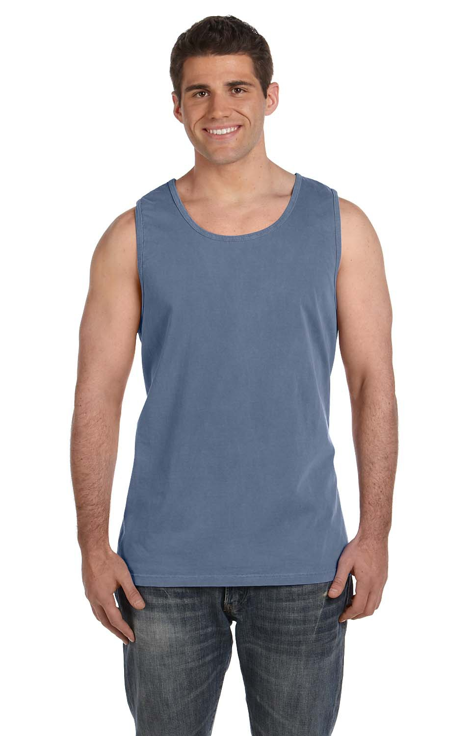 Unisex Heavyweight RS Tank - Blue Jean