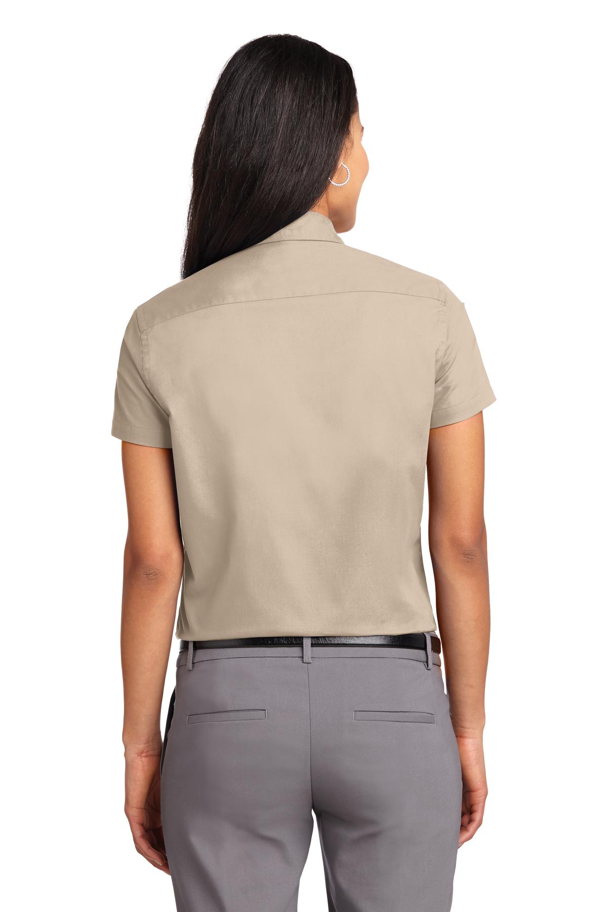 Women's Short Sleeve Easy Care Shirt - Stone