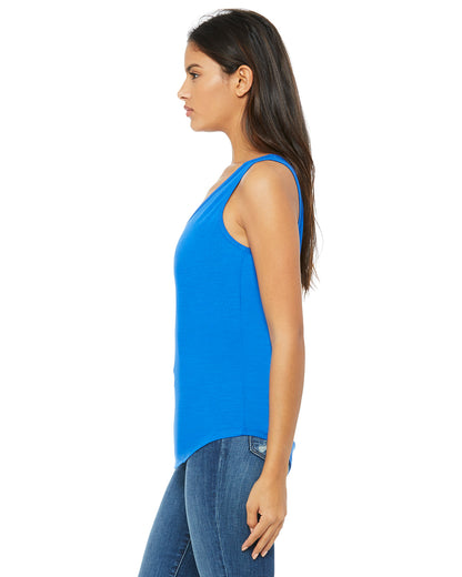 Women's Flowy V-Neck Tank - True Royal