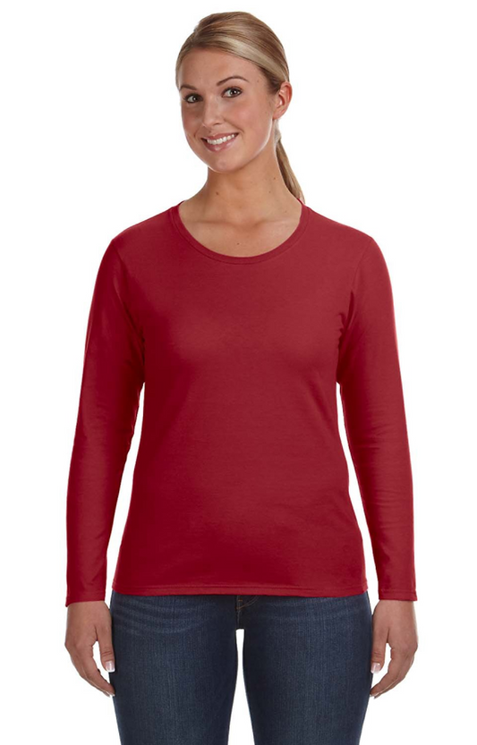 Women's Lightweight Long-Sleeve T-Shirt - Independence Red
